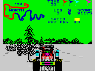 Buggy Boy screenshot 3 for ZX Spectrum